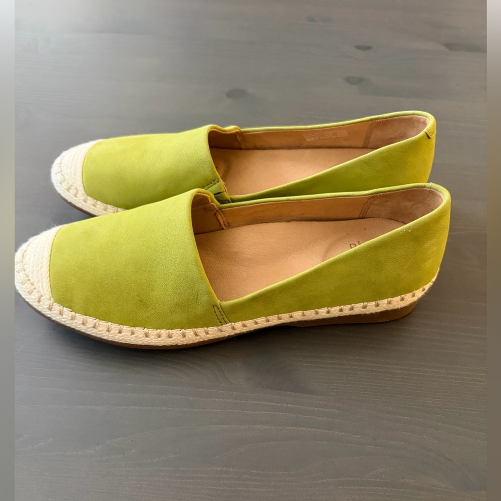 Dansko Green Espadrille Flats